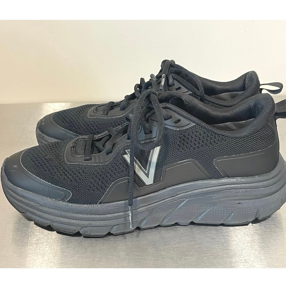 Vionic Walk Max Black Lace Up Sneaker Shoe